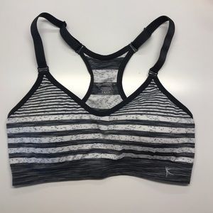 DANSKIN Striped Sports Bra